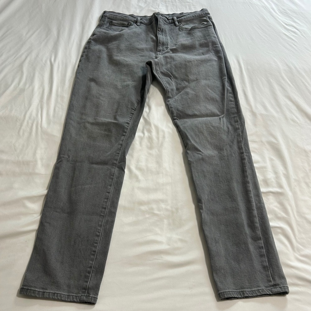 Mutual Weave The Taper Gray Jeans Mens 38x36 Stretch Denim Pants